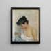 Study - Ramon Casas — framed artwork on a wall