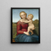 La petite Madone Cowper - Raphaël — ingelijst kunstwerk aan de muur