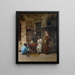 De tabaksverkoper van Caïro - Raphael von Ambros — ingelijst kunstwerk aan de muur