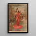 Lakshmi - Raja Ravi Varma — framed artwork on a wall