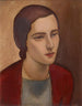 Hoofd van een meisje - Raymond McIntyre — weergave van het kunstwerk