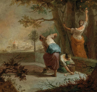 Récolte de pommes - Januarius Zick