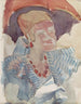 La femme à l'ombrelle - Reijer Stolk — weergave van het kunstwerk