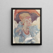 La femme à l'ombrelle - Reijer Stolk — ingelijst kunstwerk aan de muur