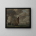 Marine Painting - Reinier Nooms — framed artwork on a wall