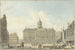 van Amsterdam op de Dam met het stadhuis en de Waag - Reinier Vinkeles — weergave van het kunstwerk