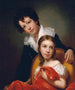 Michelangelo en Emma Clara Peale - Rembrandt Peale — weergave van het kunstwerk