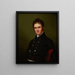 Portret van commandant Lewis Warrington - Rembrandt Peale — ingelijst kunstwerk aan de muur