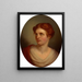 Portret van een jonge vrouw - Rembrandt Peale — ingelijst kunstwerk aan de muur
