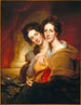 De Zussen - Rembrandt Peale — weergave van het kunstwerk
