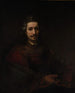 De man met de loep - Rembrandt van Rijn — weergave van het kunstwerk
