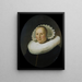 Portrait of Maertgen van Bilderbeecq - Rembrandt van Rijn — framed artwork on a wall