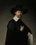 Portret van Marten Looten - Rembrandt van Rijn — weergave van het kunstwerk