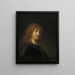 Saskia van Uylenburgh, de echtgenote van de kunstenaar - Rembrandt van Rijn — ingelijst kunstwerk aan de muur