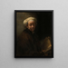 Zelfportret als apostel Paulus - Rembrandt van Rijn — ingelijst kunstwerk aan de muur