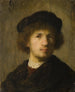 Zelfportret - Rembrandt van Rijn — weergave van het kunstwerk