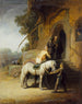 De goede Samaritaan - Rembrandt van Rijn — weergave van het kunstwerk