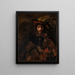 De ridder met valk - Rembrandt van Rijn — ingelijst kunstwerk aan de muur