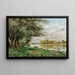 Dicht bij de weiden van Fontainebleau aan de rand van de rivier - René Maurice Fath — ingelijst kunstwerk aan de muur