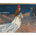 Reproductie van het schilderij Rentrant la voile, plage de Valence - Joaquín Sorolla