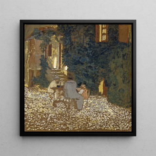 Maaltijd in een tuin - Édouard Vuillard