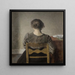 Repos - Vilhelm Hammershøi — ingelijst kunstwerk aan de muur