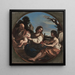 Rust tijdens de vlucht naar Egypte - Guercino — ingelijst kunstwerk aan de muur
