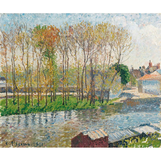 Reproduction Bords du Loing à Moret - Camille Pissarro