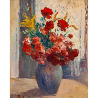 Reproduction Bouquet de Fleurs dans un Vase - Maximilien Luce