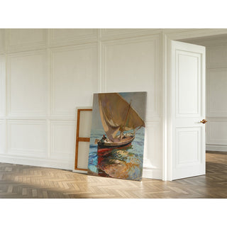 Reproduction Chemin de la pêche, Valence - Joaquín Sorolla