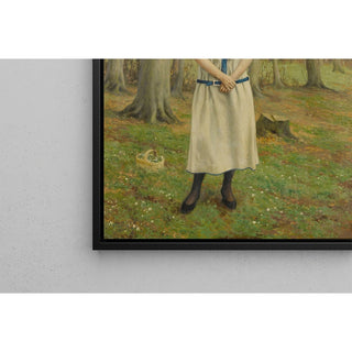 Reproduction Cueillette de marguerites - Paul Fischer