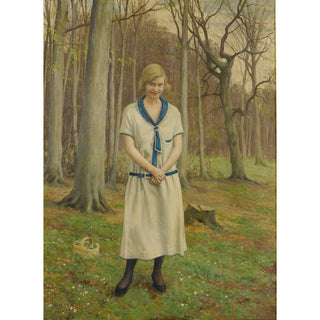 Reproduction Cueillette de marguerites - Paul Fischer