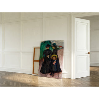 Reproduction La famille La famille du livre - Edvard Munch