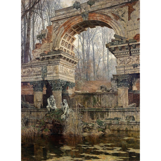 Reproduction La ruine romaine à Schönbrunn - Carl Moll