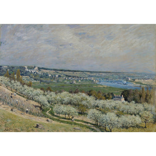 Reproduction La terrasse de Saint-Germain, printemps - Alfred Sisley