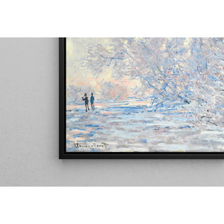 Reproduction Le Givre à Giverny - Claude Monet