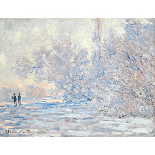 Reproduction Le Givre à Giverny - Claude Monet