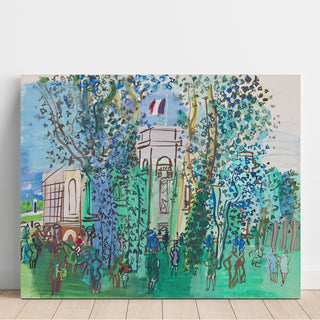 Reproduction Le Pesage à Deauville - Raoul Dufy