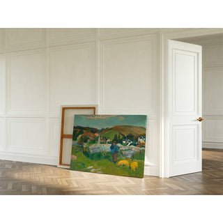 Reproduction Le gardien de porcs de Paul Gauguin