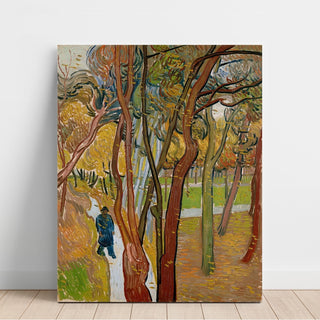 Reproduction Le jardin de l'hôpital Saint-Paul La chute des feuilles - Vincent van Gogh