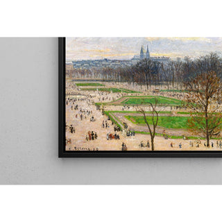 Reproduction Le jardin des Tuileries un après-midi d'hiver - Camille Pissarro