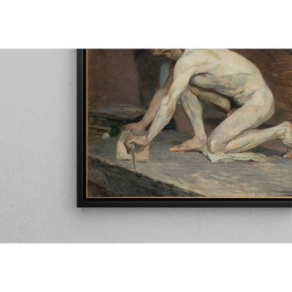 Reproduction Le polisseur de marbre - Henri de Toulouse-Lautrec