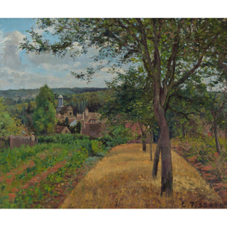 Reproduction Les vergers de Louveciennes - Camille Pissarro