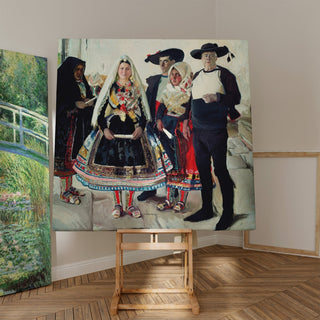 Reproduction Mariée Lagarteran - Joaquín Sorolla