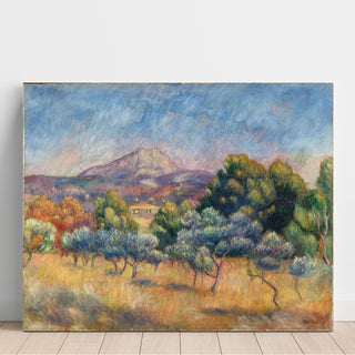 Reproduction Montagne Sainte-Victoire - Pierre-Auguste Renoir