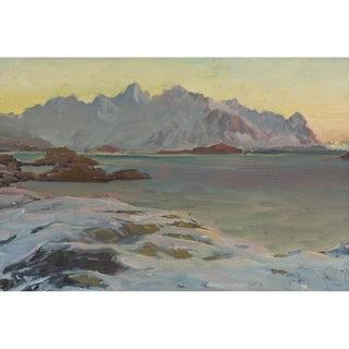 Reproduction Montagnes. Étude du nord de la Norvège - Anna Boberg