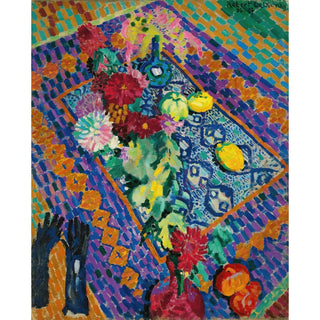 Reproduction Nature Morte aux Gants - Robert Delaunay