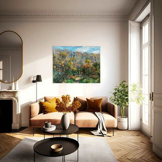 Reproduction Paysage aux mimosas - Pierre-Auguste Renoir