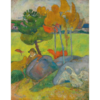 Reproduction Petit Breton à l'Oie - Paul Gauguin