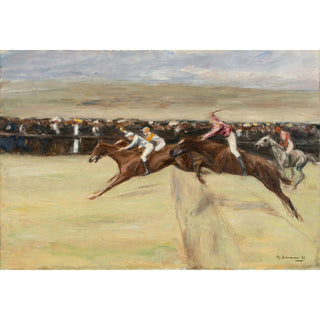 Reproduction Pferderennen in den Cascinen - Max Liebermann